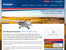 Tablet Screenshot of ozwestaviation.com